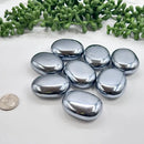 Elite (Noble, Silver) Shungite Palm Stones FB1466 🌕🌼🌕