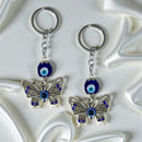 Evil Eye Butterfly Key Ring FB2805 💙🧿💙