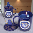 Ceramic 3-in-1 Mug Candle and Incense Holder FB2948 ✨