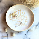 Protective Eye, Evil Eye, 14k Gold Signet Adjustable Ring FB3378