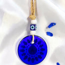 Glass Evil Eye Talisman,  Circle of Elephants or Hamsa Circle FB1678 🧿🐘🧿
