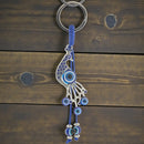 Evil Eye Peacock with Blue Crystals FB3181 🧿💠🧿