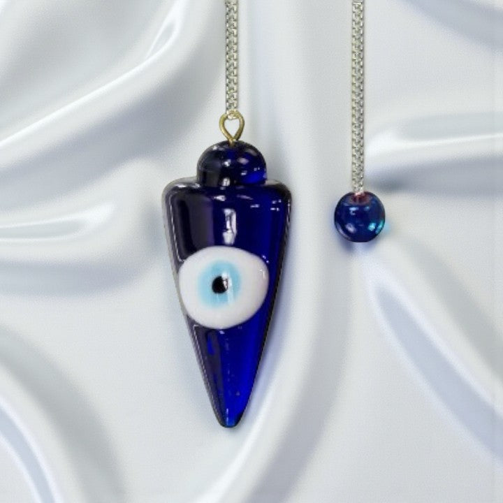 Evil Eye Glass Pendulum for Protection FB1038 🧿