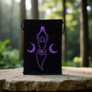 Embroidered Assorted Large Pouches - Fits Tarot Cards, Dragonfly and Inspiration Word tiles FB1799