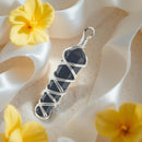 Wire Wrapped Gemstone Carved Point Pendant FB1238 🎀