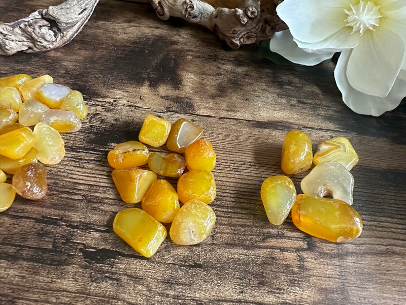 Tumbled Yellow Agate - Joy, Prosperity, & Abundance