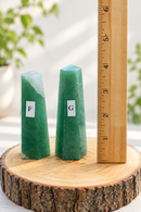 Green Aventurine Flat Top Standing Polished Point (Tower) FB3022