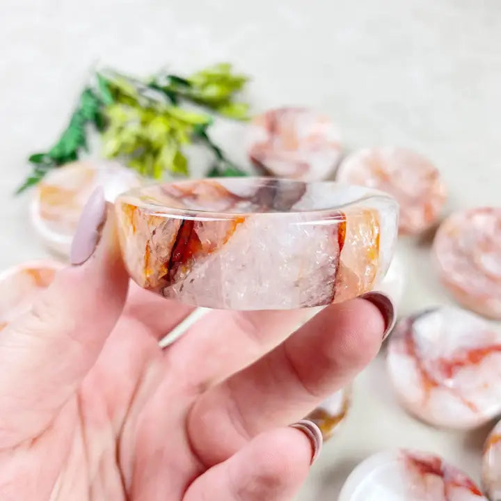Fire Quartz Small Bowl FB1523 🌕🕸️🌕