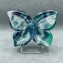 Rainbow Fluorite Butterfly Figurine Carving FB2584 🦋