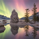 Gaia Gypsum Chime Candle Holder plus 6 candles! FB3438 💚🌟💚