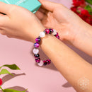 Shape Your Future – Pink Galaxy Tiger’s Eye Bracelet 💖 CI603 💖