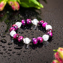 Shape Your Future – Pink Galaxy Tiger’s Eye Bracelet 💖 CI603 💖