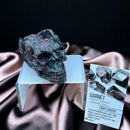 Garnet in Matrix Skull Bowl FB1418 💀