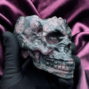 Garnet in Matrix Skull Bowl FB1418 💀