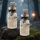 Gemstone Chips with Unicorn Charm Bottle Pendant FB2107 🦄