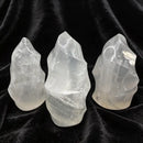 Girasol Quartz Carved Flames from Madagascar FB3139 💗