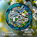 Glass Mosaic Dragonfly Sun Catcher FB3361 🦢🌟🦢