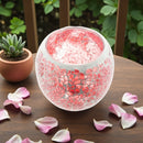 Red Mosaic LED T-Light Candle Holder 💚 FB2153