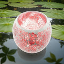 Red Mosaic LED T-Light Candle Holder 💚 FB2153