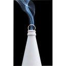 Glass White Smoking Bottle Incense Burner - Tree of Life or 7 Chakras 🌟 FB3505