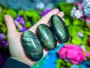 Silver or Gold Sheen Obsidian Palm Stones FB2212 🌿