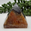Rare Golden Healer with Pyrite AAA Quality Pyramid FB1467 🌕🌼🌕