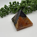 Rare Golden Healer with Pyrite AAA Quality Pyramid FB1467 🌕🌼🌕
