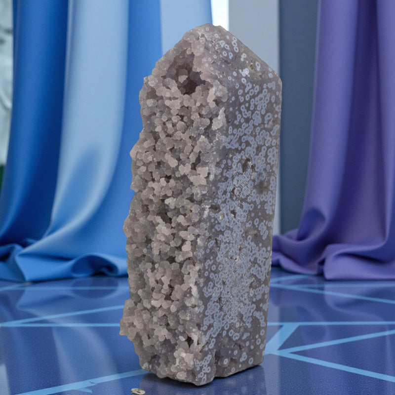 Grape Agate Tower / Standing Point 🧡🌸🧡 CD-10128