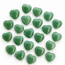 Green Aventurine Puffy & Standard Pocket Hearts 💚🍀💚