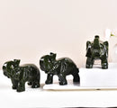 Green Jade Large Elephant Carving | Figurine FB3388 🐘