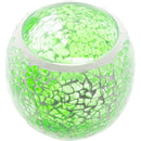 Green Glass Mosaic LED T-Light Candle Holder 💚 FB2081