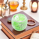 Green Glass Mosaic LED T-Light Candle Holder 💚 FB2081