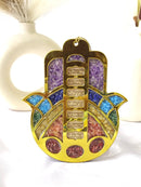 Hamsa 7 Chakra Stones Wall Hanging Amulet FB2448 🦜
