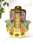Hamsa 7 Chakra Stones Wall Hanging Amulet FB2448 🦜