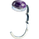Gemstone & Metal Foldable Handbag Hook 💜 FB1677