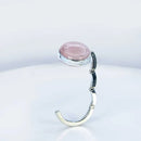 Gemstone & Metal Foldable Handbag Hook 💜 FB1677