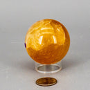 Honey Calcite Sphere 56mm, Warm Empowering Crystal 🌼 CD-10384