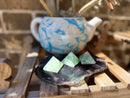 Fluorite Pyramid for self-confidence, education, healing, and imbalances FB2169