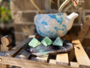 Fluorite Pyramid for self-confidence, education, healing, and imbalances FB2169