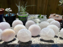 Selenite Etched Round Charging Plates / Bases for crystal grids and display FB1488