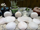 Selenite Etched Round Charging Plates / Bases for crystal grids and display FB1488