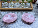 Rose Quartz Large Solid Carved Bowl / Display Piece FB2158