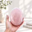 Rose Quartz Large Solid Carved Bowl / Display Piece FB2158