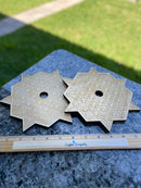 Wood Cut Out Crystal Grid Bases - FB2982