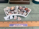 Tumbled Pink Botswana Agate for seeing the full picture and bringing some balance