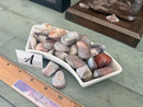 Tumbled Pink Botswana Agate for seeing the full picture and bringing some balance