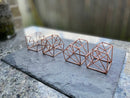 Copper Metal Sacred Geometry Geometric Basket FB3171