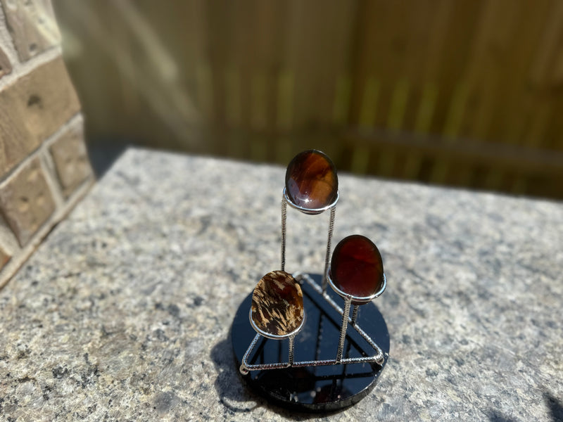 Amber AA Quality Worry Stones - manifestation and comfort FB2428 💛