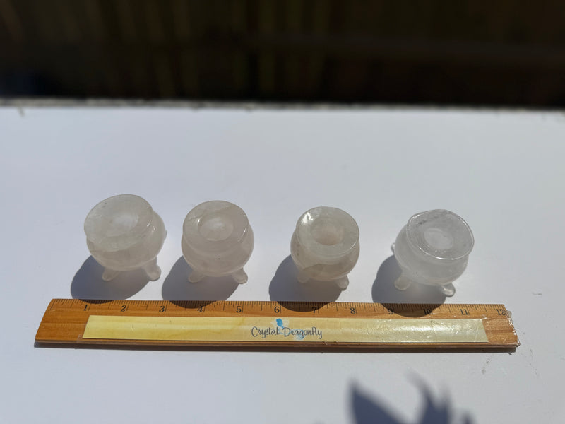 Clear Quartz Carved Cauldrons FB3207