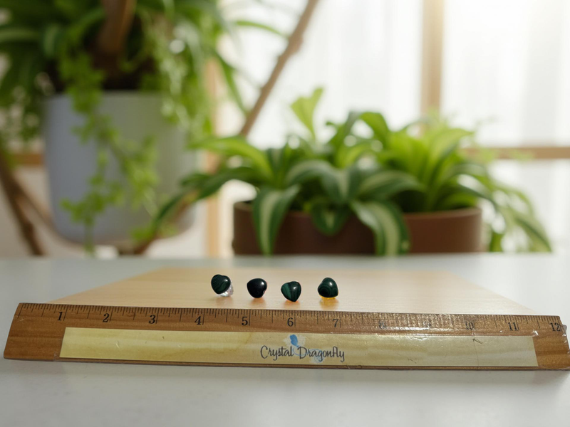 Malachite Pocket Heart  for intuition, concentration, protection FB3084